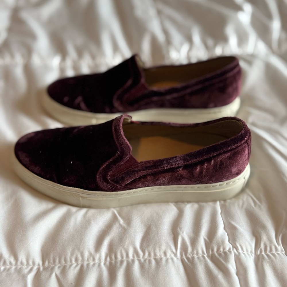 M. Gemi Italian-made velvet Slip-On Sneakers